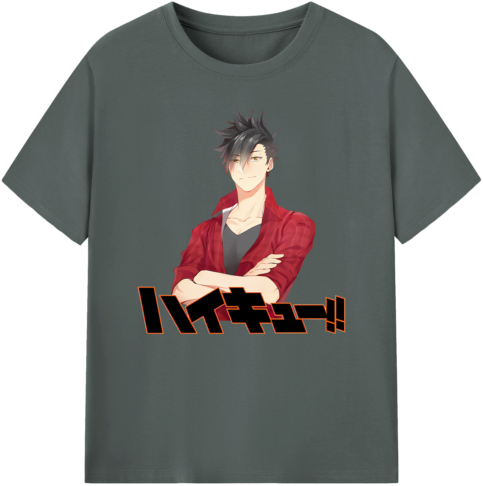 （画像用） ハイキュー!! Haikyu!! 綿100％ メンズ半袖Tシャツ｜肌触りやわらか＆通気性